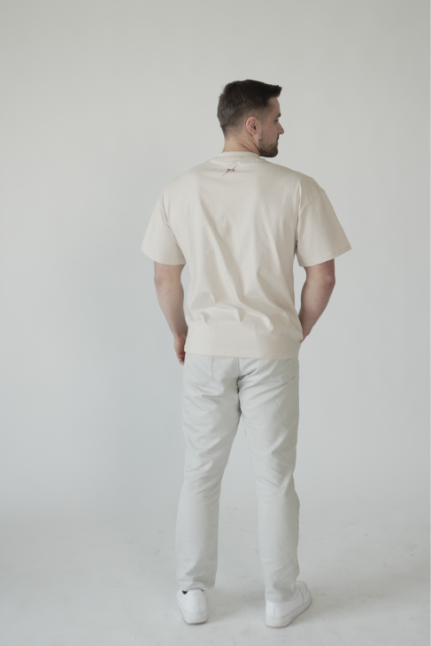 TURNING POINT OVERSIZED TEE - MOCHA
