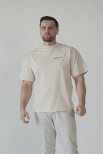 TURNING POINT OVERSIZED TEE - MOCHA